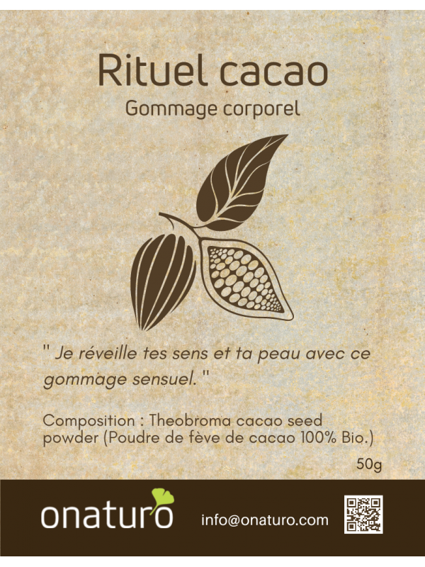Gommage Beauté Cacao – 100% Naturel