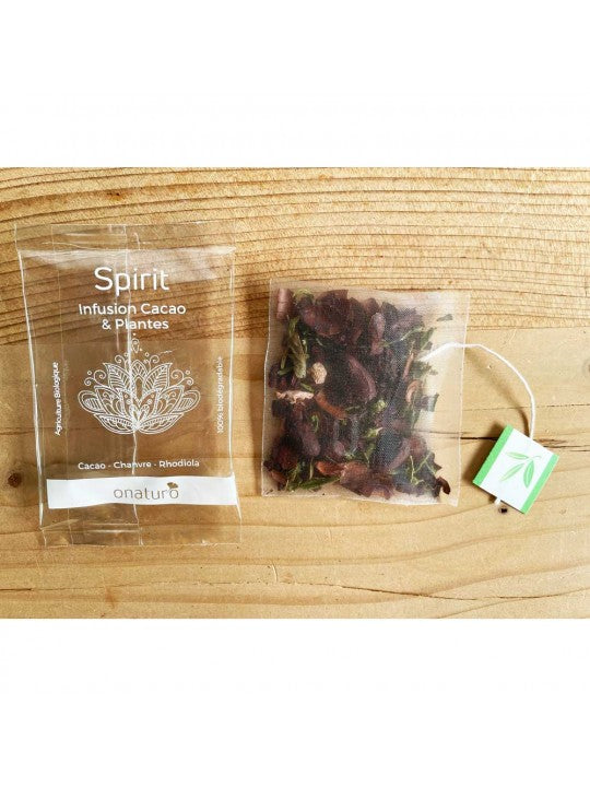 SPIRIT Infusette cacao aux plantes Sachet individuel