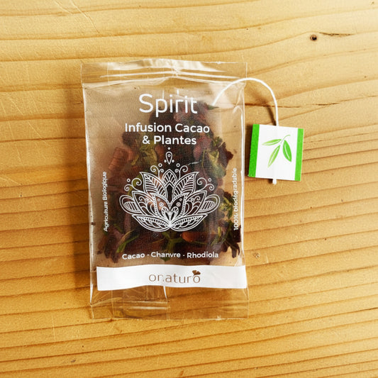 SPIRIT Infusette cacao aux plantes Sachet individuel