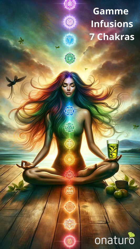 une infusion par chakra illustration