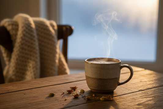 Infusion de cacao cardamome et lait végétal : la recette cocooning