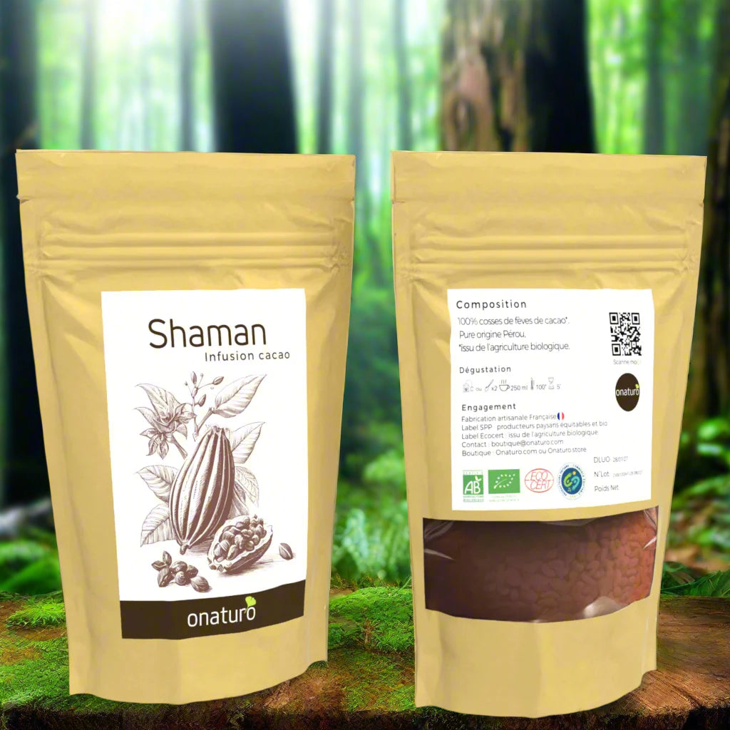 infusion de cacao premium shaman de Onaturo