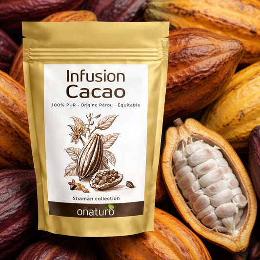 infusion cacao 100% pur origine Pérou équitable cabosses